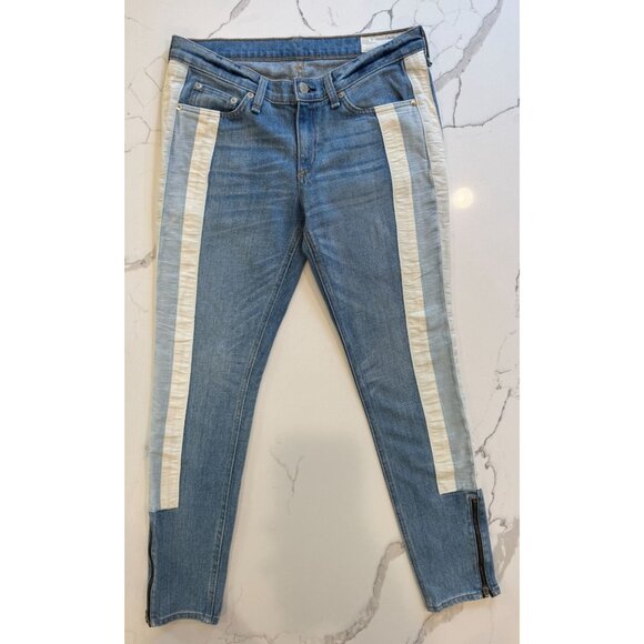 Rag & Bone Relay Racer Skinny Jeans Size 28 - Picture 2 of 5